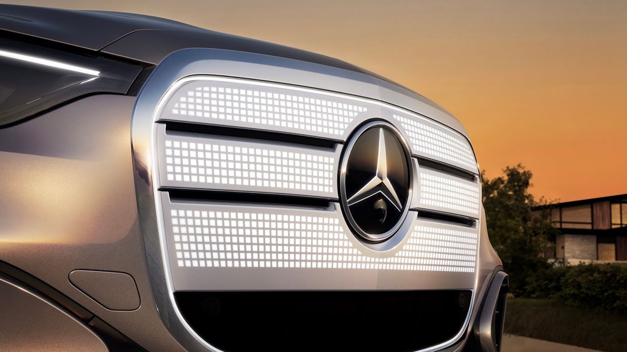 2027 Mercedes GLC EQ prototype front view