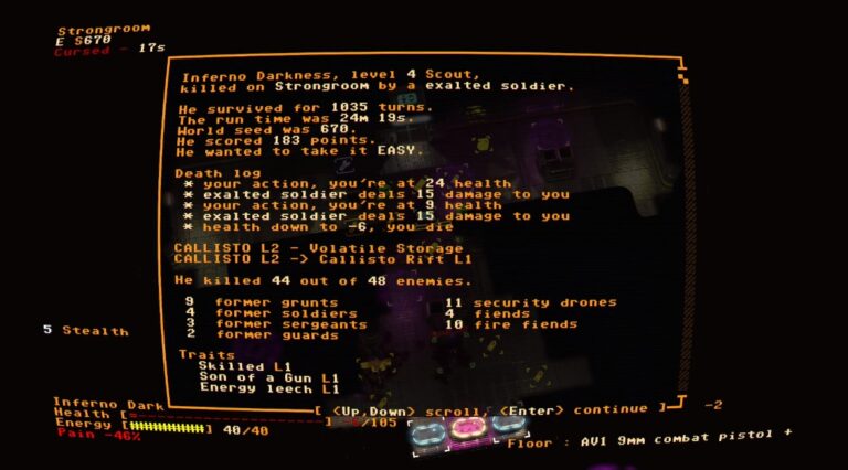 Jupiter Hell Review – Brutal Turn-Based Roguelike with Doom DNA