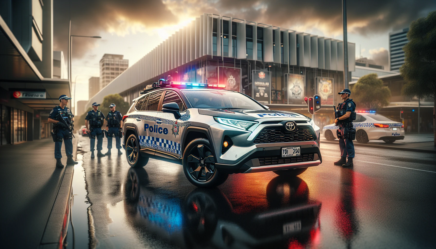 Toyota RAV4 Hybrid Police Overheating Alert