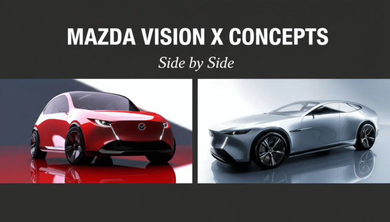 Mazda Vision X-Coupe and X-Compact