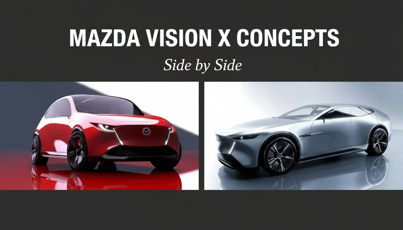 Mazda Vision X-Coupe and X-Compact
