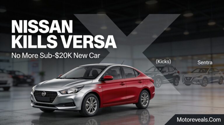 Nissan Discontinues Versa, Leaving No Sub-$20,000 Car in Its U.S. Lineup