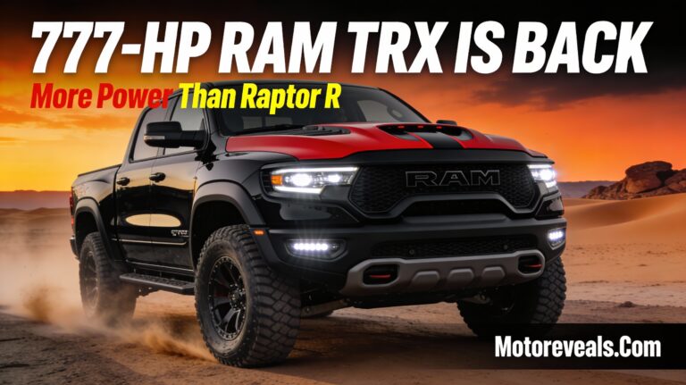 2027 Ram 1500 SRT TRX Returns with 777-HP