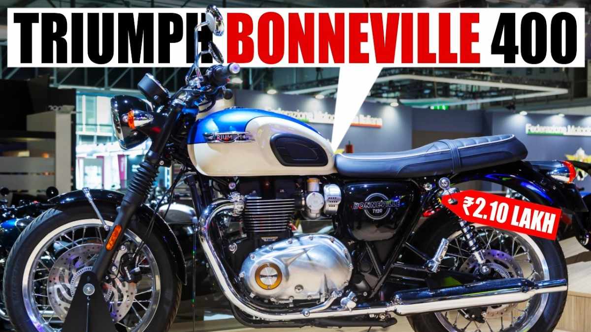 Upcoming Triumph Bonneville 400 India
