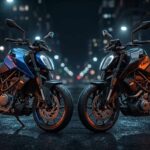 Latest KTM Duke 250 Review model in Silver Grey color option